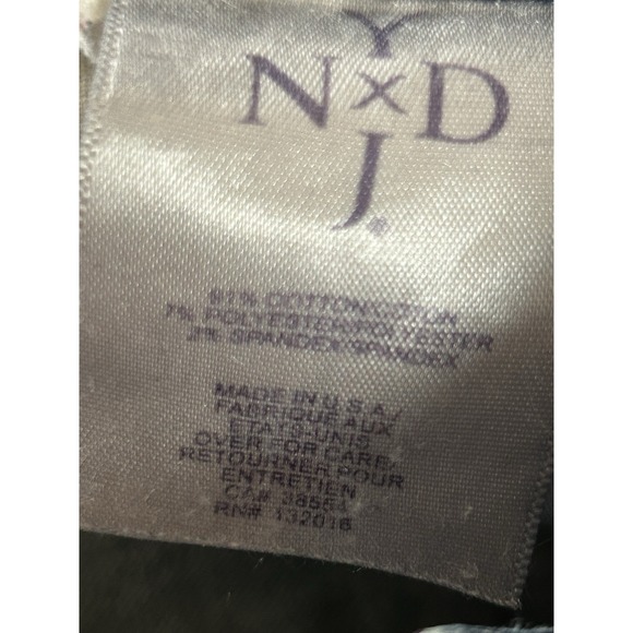 Women's Nydj Bootcut Denim Jeans Med Wash Size 4P Pants Made In USA - Picture 6 of 6